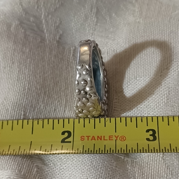 Dian Malouf MAMA Sterling Silver Ring, Size 6.25 - Picture 13 of 13